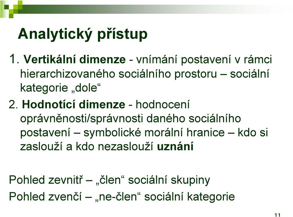 sociální kategorie dole 2.