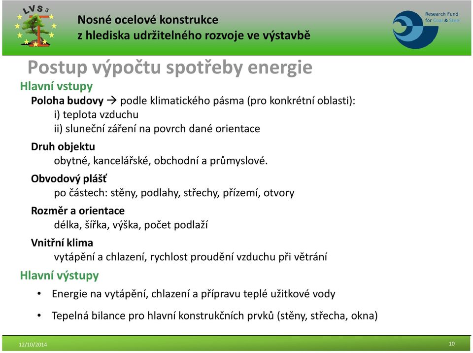 Obvodový plášť po částech: stěny, podlahy, střechy, přízemí, otvory Rozměr a orientace délka, šířka, výška, počet podlaží Vnitřní klima vytápění a