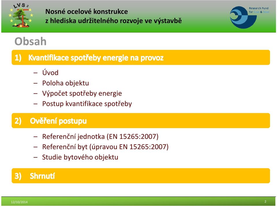 jednotka (EN 15265:2007) Referenční byt