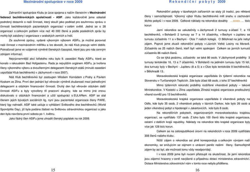 Jedná se o 28 organizací s celkovým počtem více než 40 000 členů a podle posledních zpráv by mohly být založeny i organizace v arabských zemích a Indii.