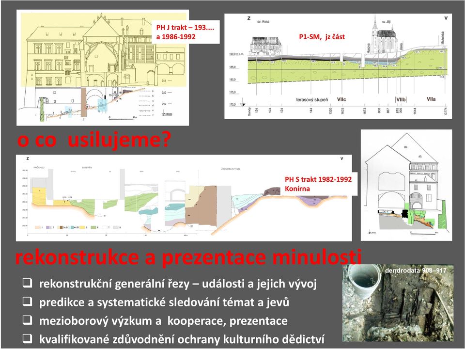 generální řezy události a jejich vývoj predikce a systematické sledování témat a