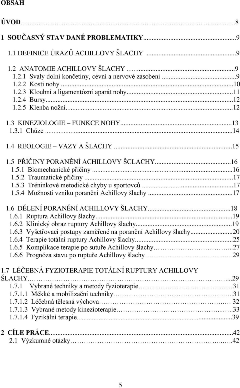 5 PŘÍČINY PORANĚNÍ ACHILLOVY ŠCLACHY...16 1.5.1 Biomechanické příčiny...16 1.5.2 Traumatické příčiny...17 1.5.3 Tréninkové metodické chyby u sportovců...17 1.5.4 Možnosti vzniku poranění Achillovy šlachy.