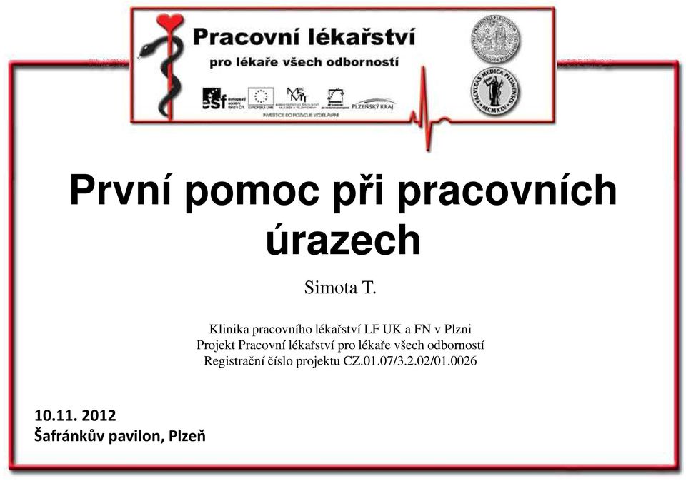 Pracovní lékařství pro lékaře všech odborností Registrační