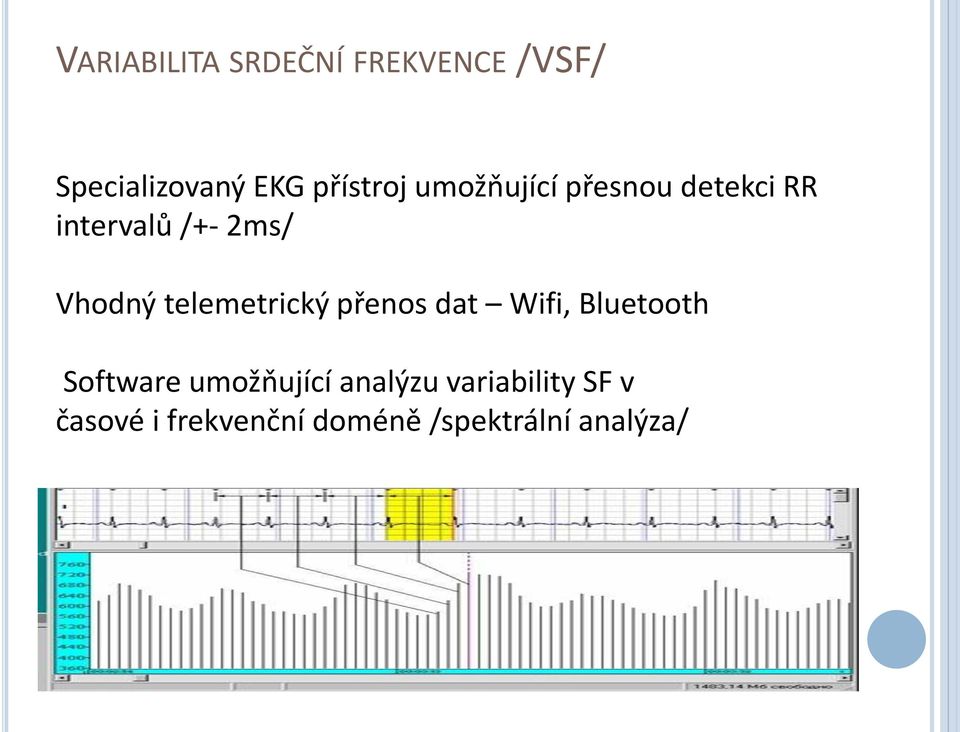 Vhodný telemetrický přenos dat Wifi, Bluetooth Software