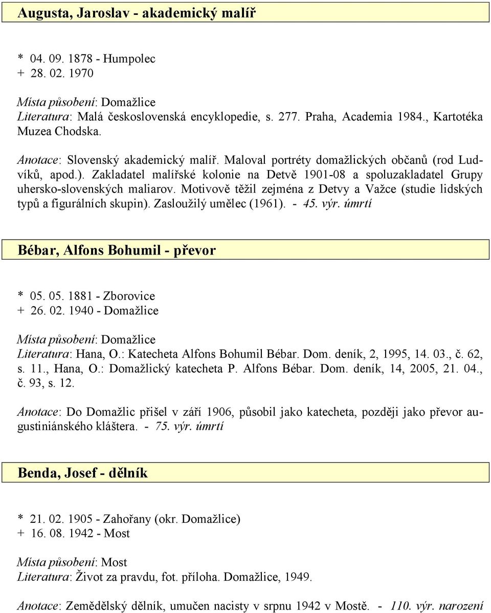 Zakladatel malířské kolonie na Detvě 1901-08 a spoluzakladatel Grupy uhersko-slovenských maliarov. Motivově těžil zejména z Detvy a Važce (studie lidských typů a figurálních skupin).