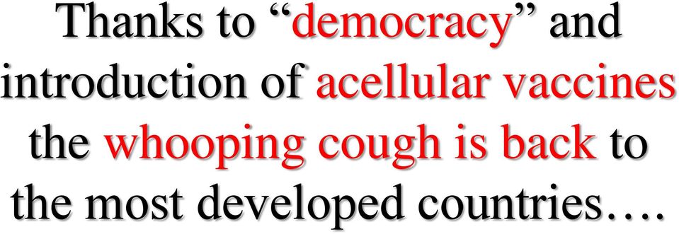 vaccines the whooping cough