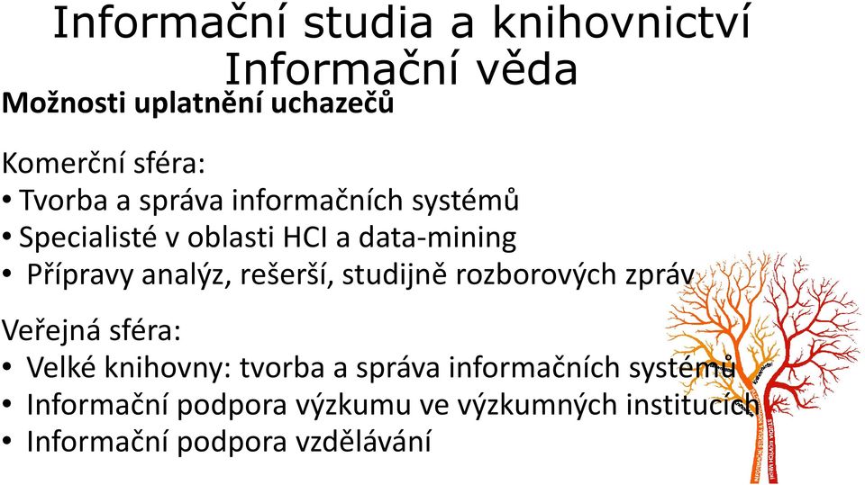 rešerší, studijně rozborových zpráv Veřejná sféra: Velké knihovny: tvorba a správa