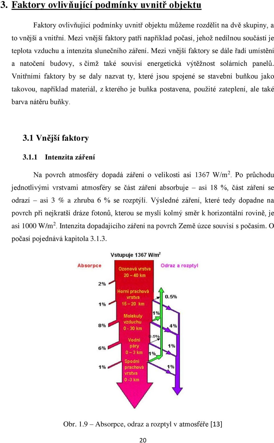 Mezi vnější faktory se dále řadí umístění a natočení budovy, s čímž také souvisí energetická výtěžnost solárních panelů.