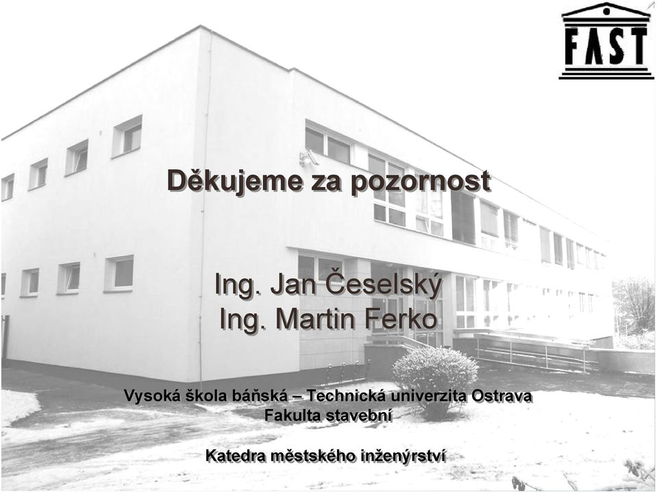 Martin Ferko Vysoká škola
