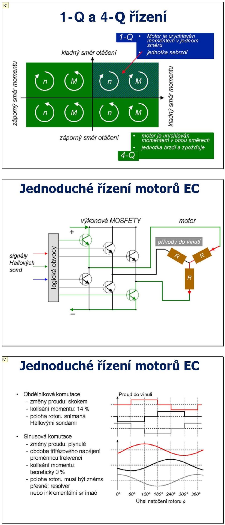 motorů EC  motorů