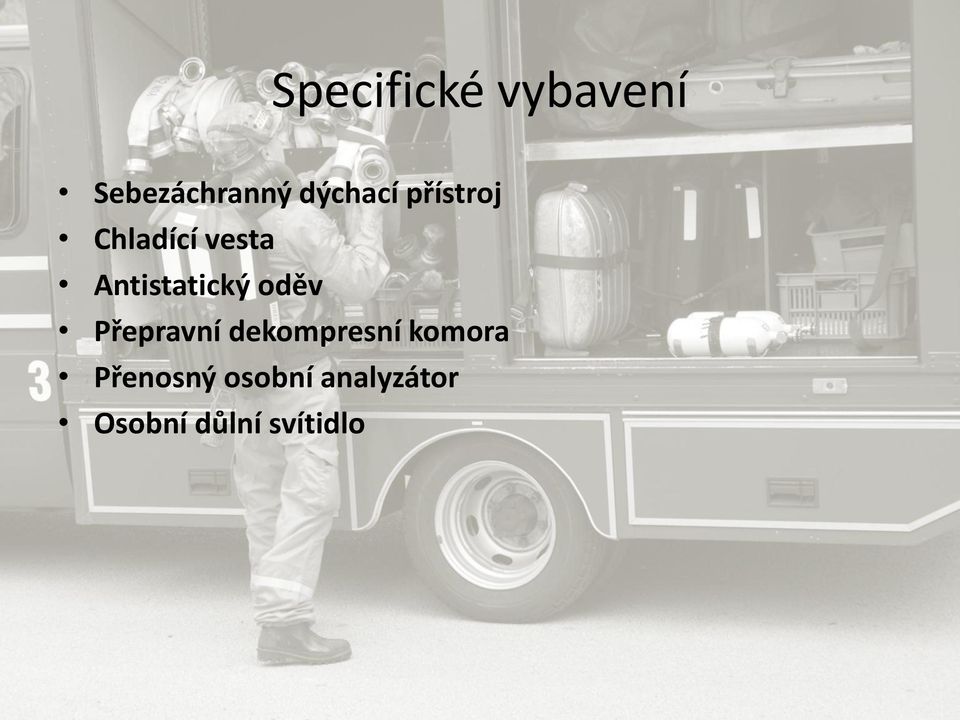 Antistatický oděv Přepravní dekompresní