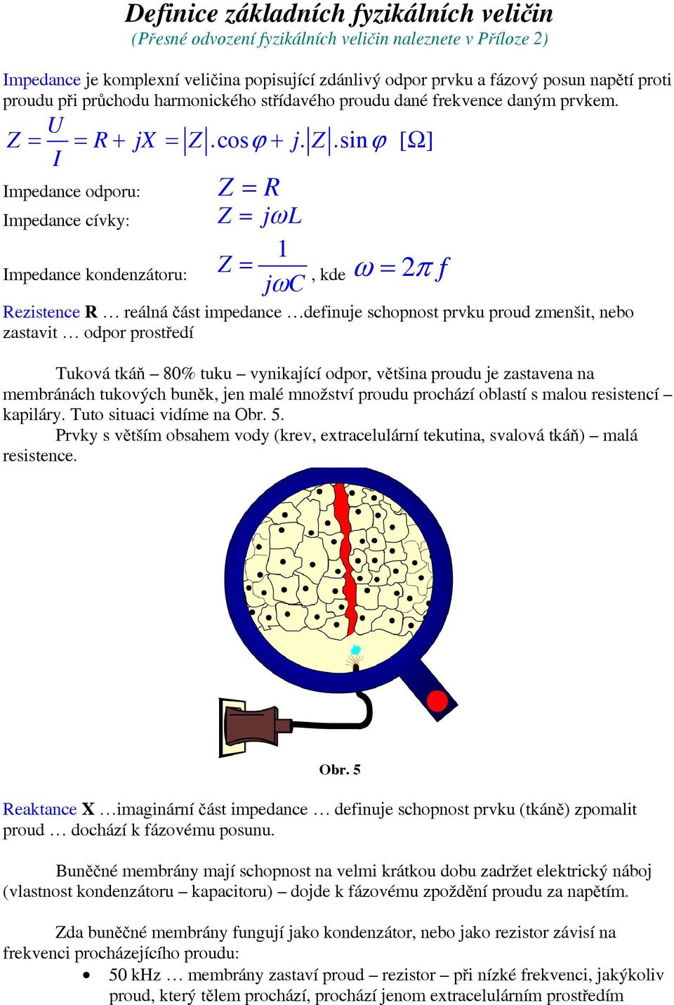 = = R+ jx = Z.