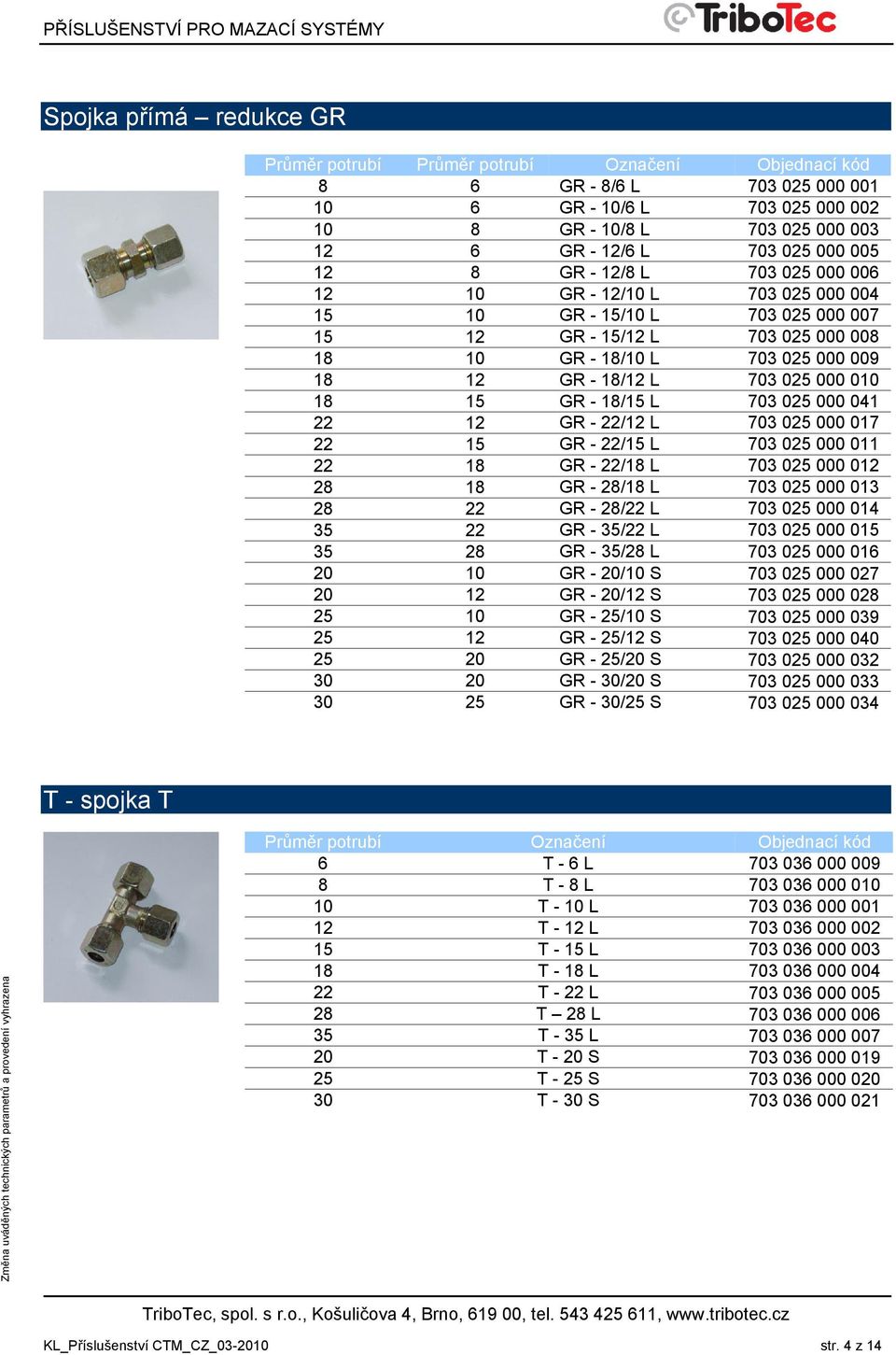 703 025 000 010 18 15 GR - 18/15 L 703 025 000 041 22 12 GR - 22/12 L 703 025 000 017 22 15 GR - 22/15 L 703 025 000 011 22 18 GR - 22/18 L 703 025 000 012 28 18 GR - 28/18 L 703 025 000 013 28 22 GR