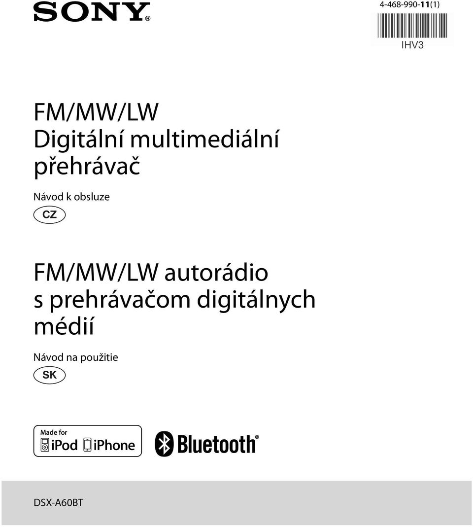 FM/MW/LW autorádio s prehrávačom