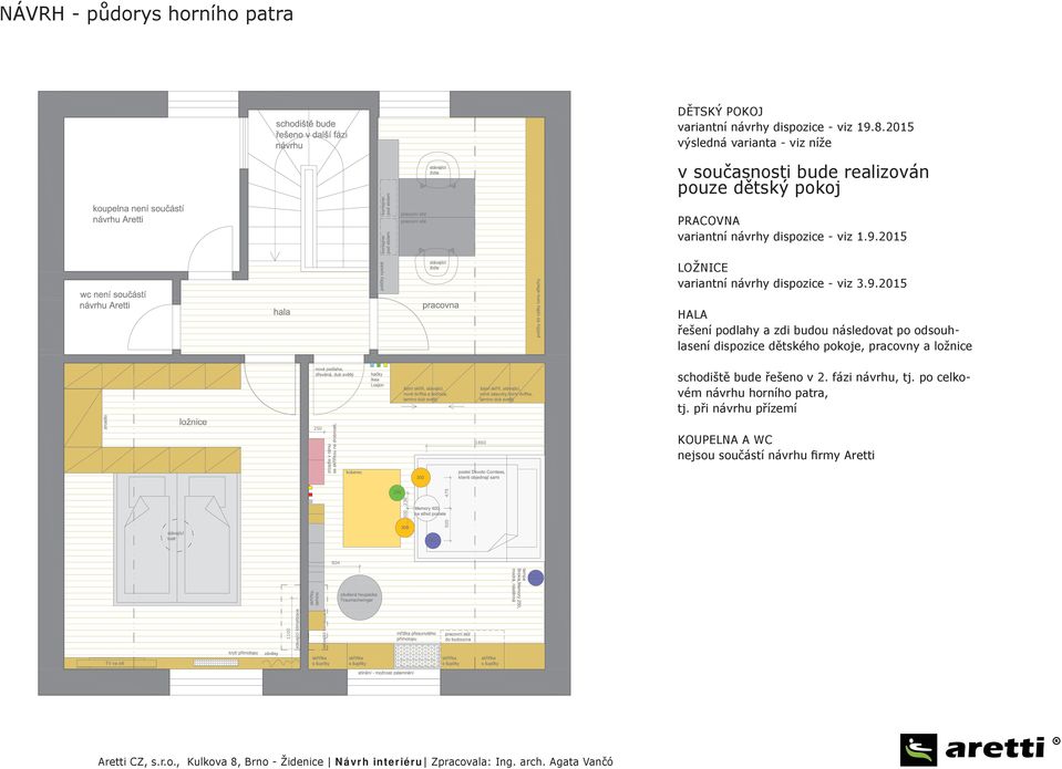 2015 LOŽNICE variantní návrhy dispozice - viz 3.9.