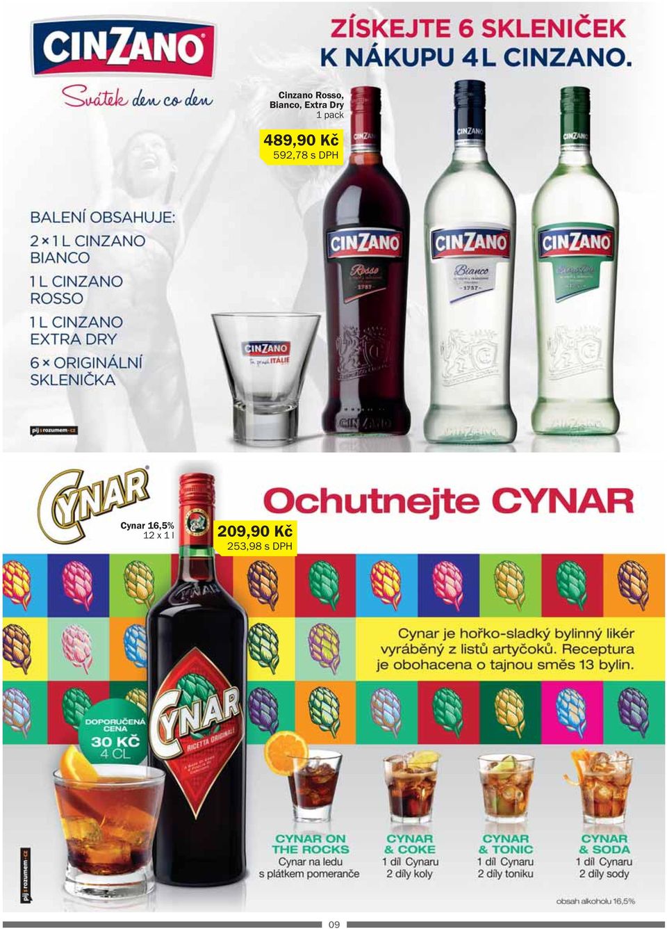 592,78 s DPH Cynar 16,5% 12