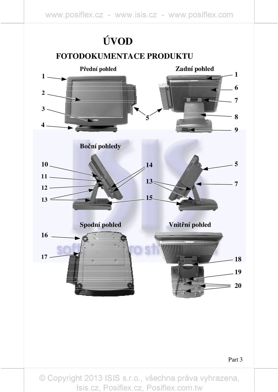 cz - com ÚVOD FOTODOKUMENTACE PRODUKTU Zadní pohled