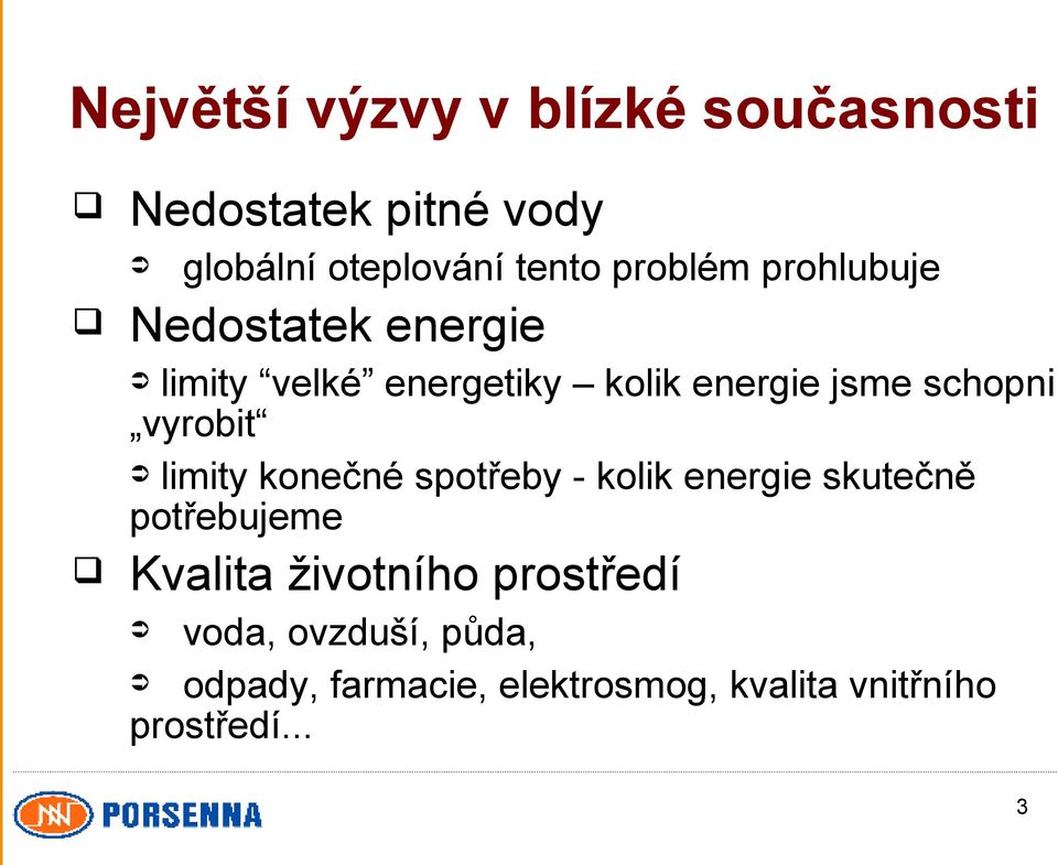 vyrobit limity konečné spotřeby - kolik energie skutečně potřebujeme Kvalita životního