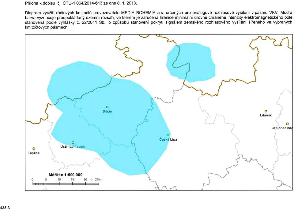 určených pro analogové rozhlasové vysílání v pásmu VKV.