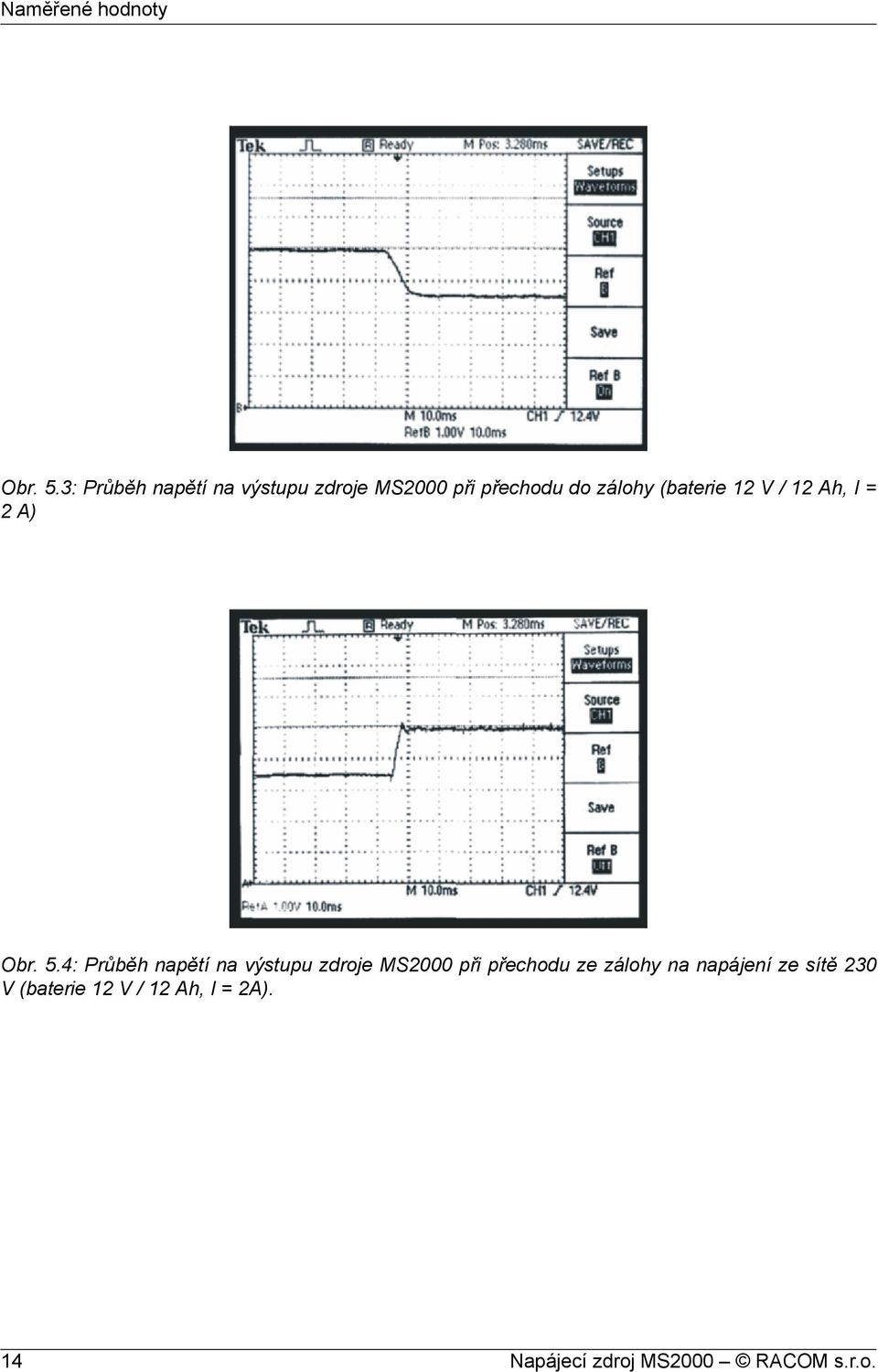 (baterie 12 V / 12 Ah, I = 2 A) Obr. 5.