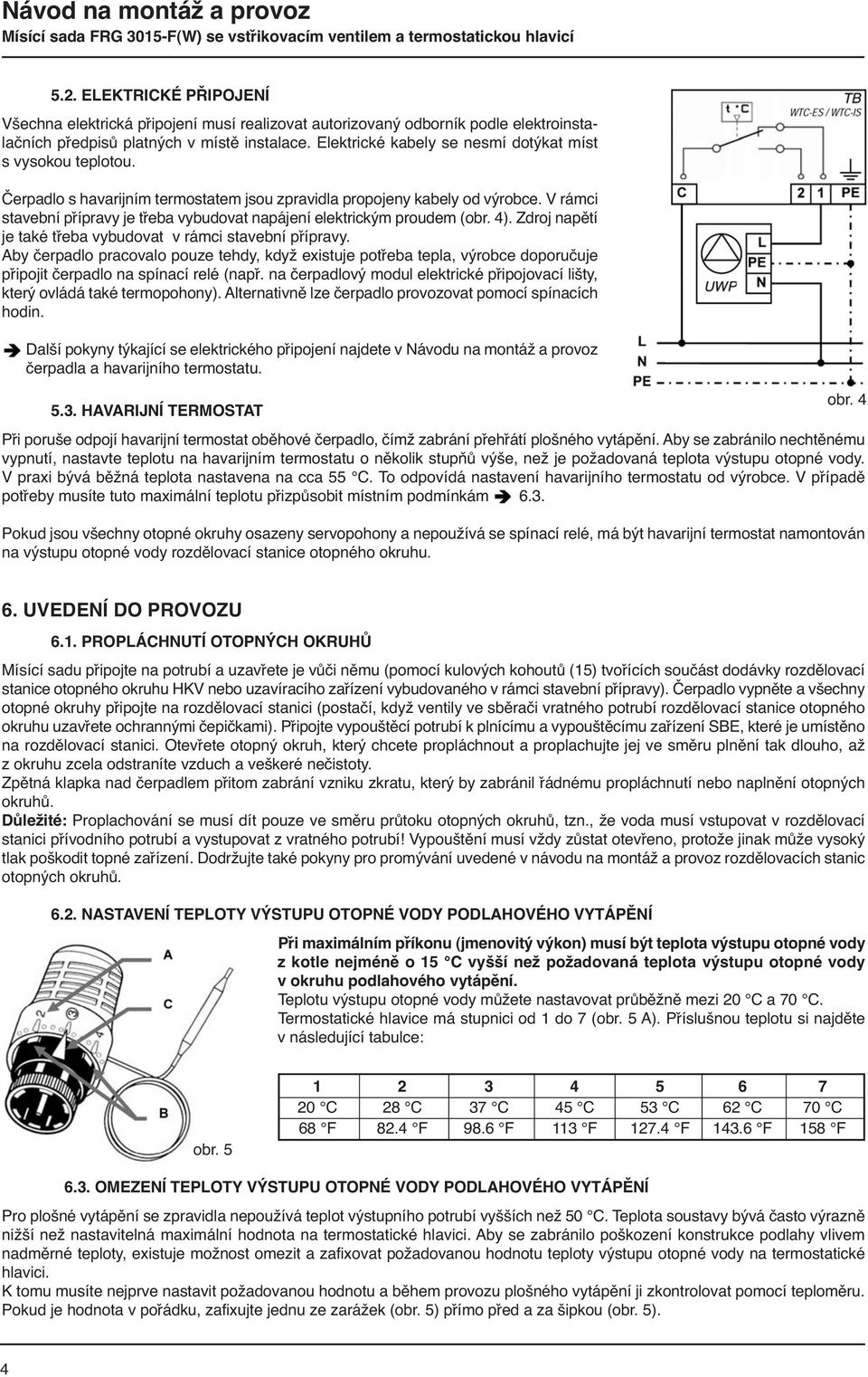 V rámci stavební přípravy je třeba vybudovat napájení elektrickým proudem (obr. 4). Zdroj napětí je také třeba vybudovat v rámci stavební přípravy.