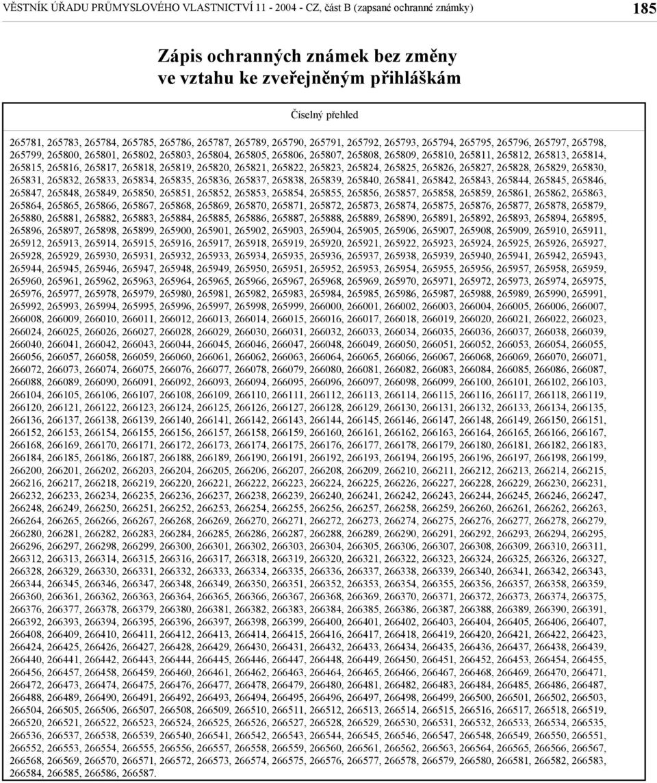 265811, 265812, 265813, 265814, 265815, 265816, 265817, 265818, 265819, 265820, 265821, 265822, 265823, 265824, 265825, 265826, 265827, 265828, 265829, 265830, 265831, 265832, 265833, 265834, 265835,