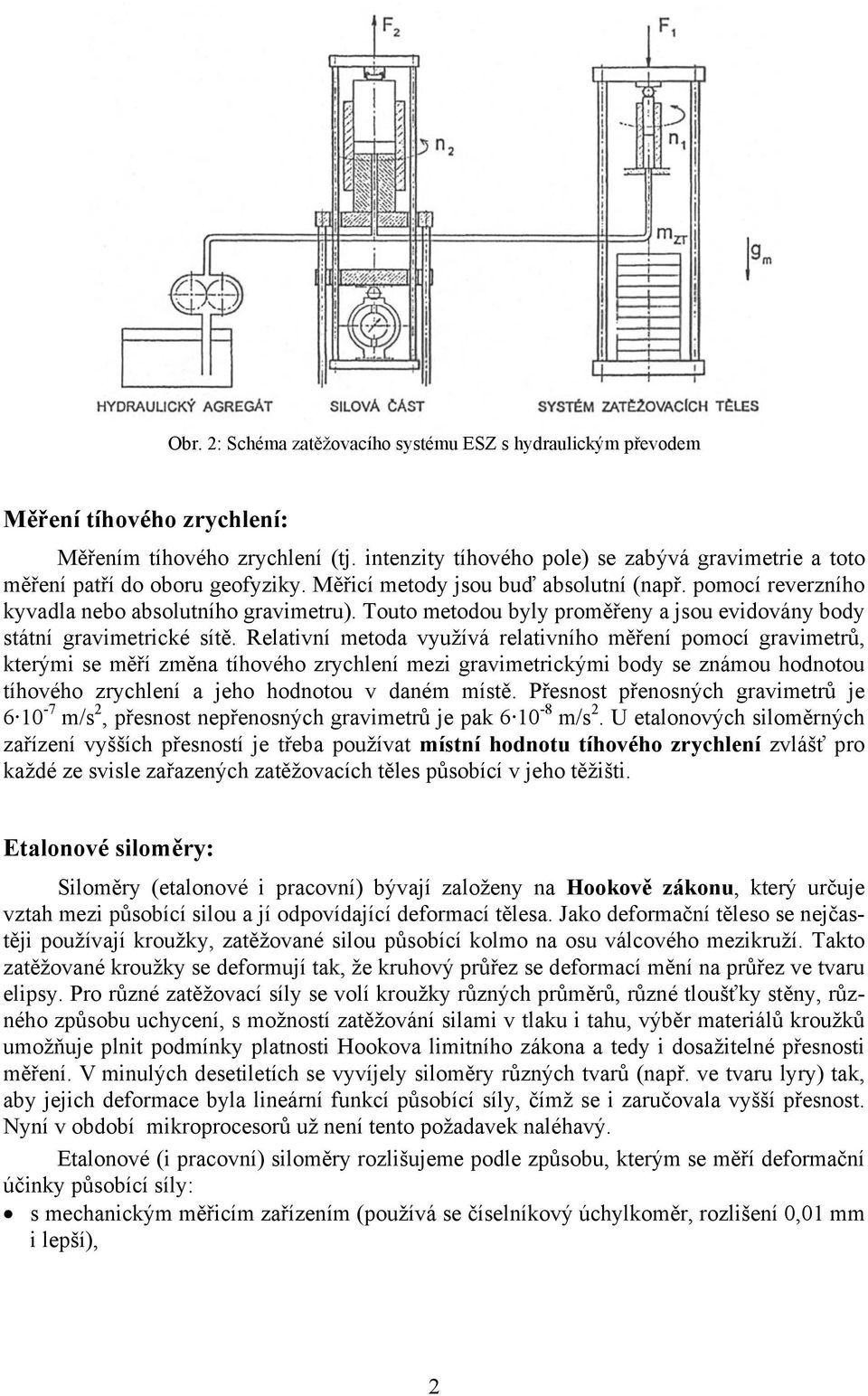 Touto metodou byly proměřeny a jsou evidovány body státní gravimetrické sítě.