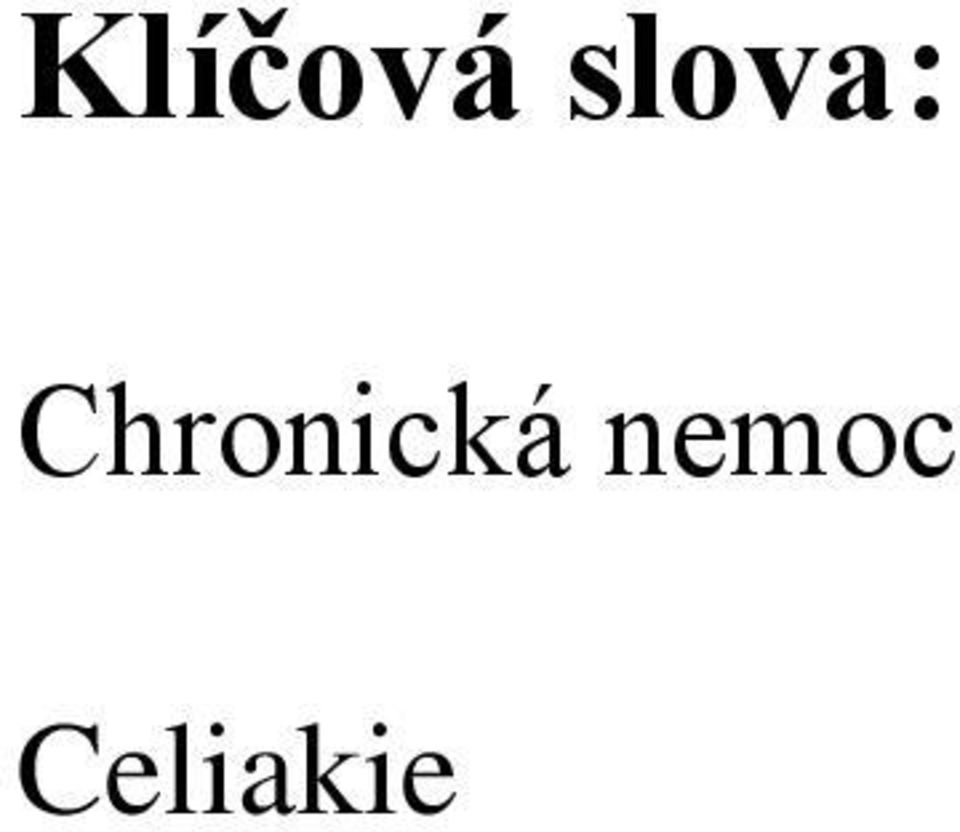 Chronická