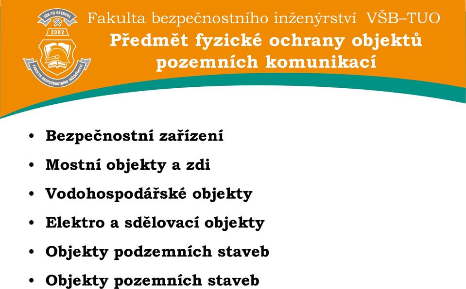 zdi Vodohospodářské objekty Elektro a sdělovací