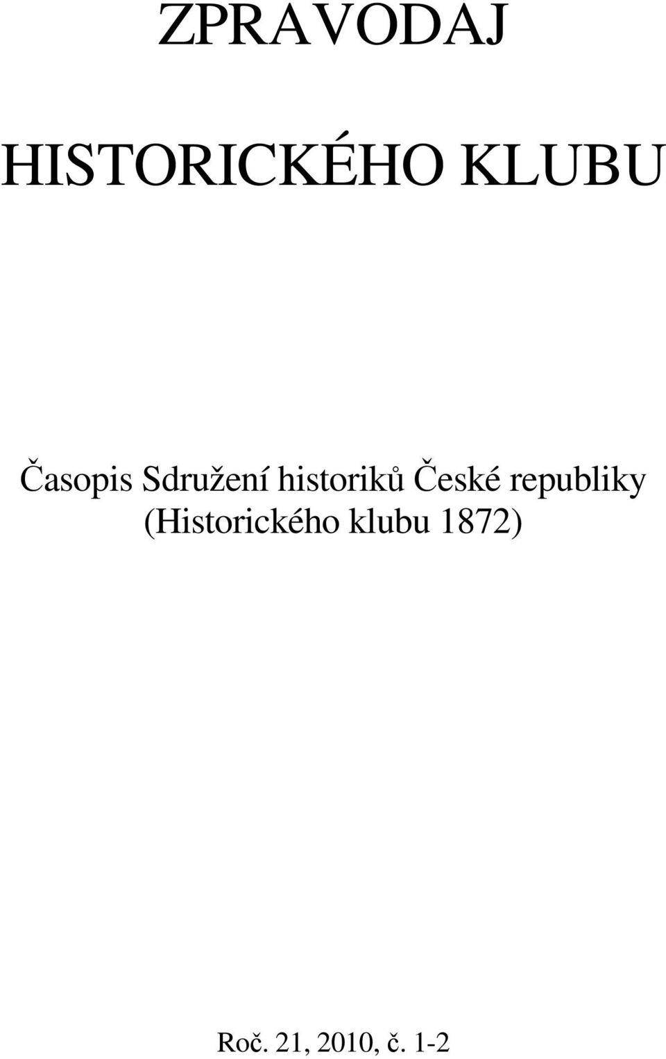 České republiky (Historického