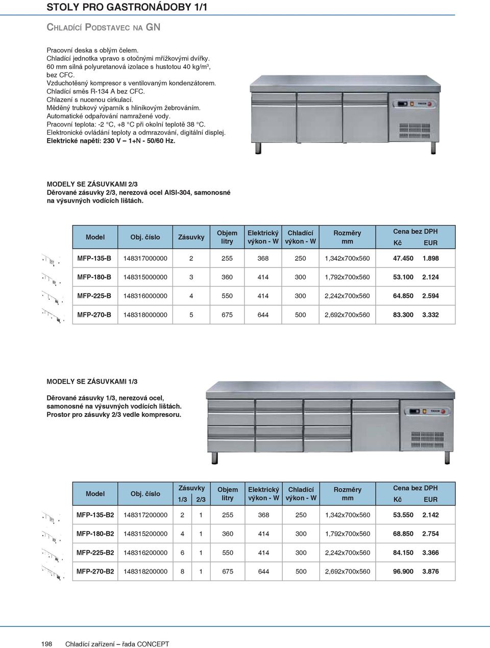 číslo Zásuvky MFP-135-B 148317000000 2 255 368 250 1,342x700x560 47.450 1.898 MFP-180-B 148315000000 3 360 414 300 1,792x700x560 53.100 2.124 MFP-225-B 148316000000 4 550 414 300 2,242x700x560 64.