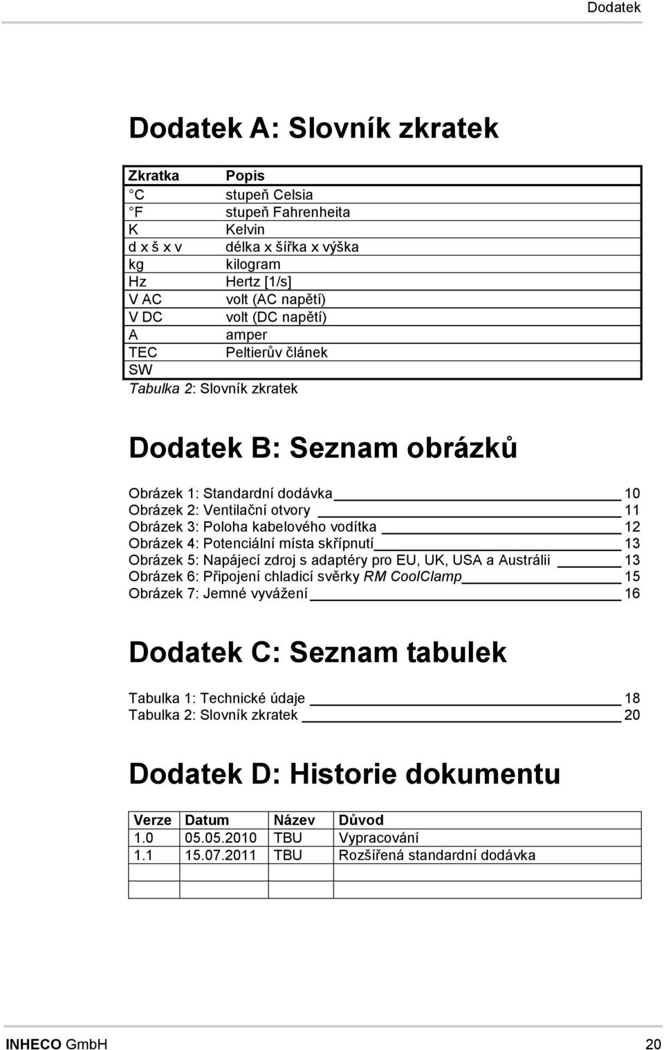 Pteciálí ísta skříputí 13 Obrázek 5: Napájecí zdrj s adaptéry pr EU, UK, USA a Austrálii 13 Obrázek 6: Připjeí chladicí svěrky RM ClClap 15 Obrázek 7: Jeé vyvážeí 16 Ddatek C: Seza