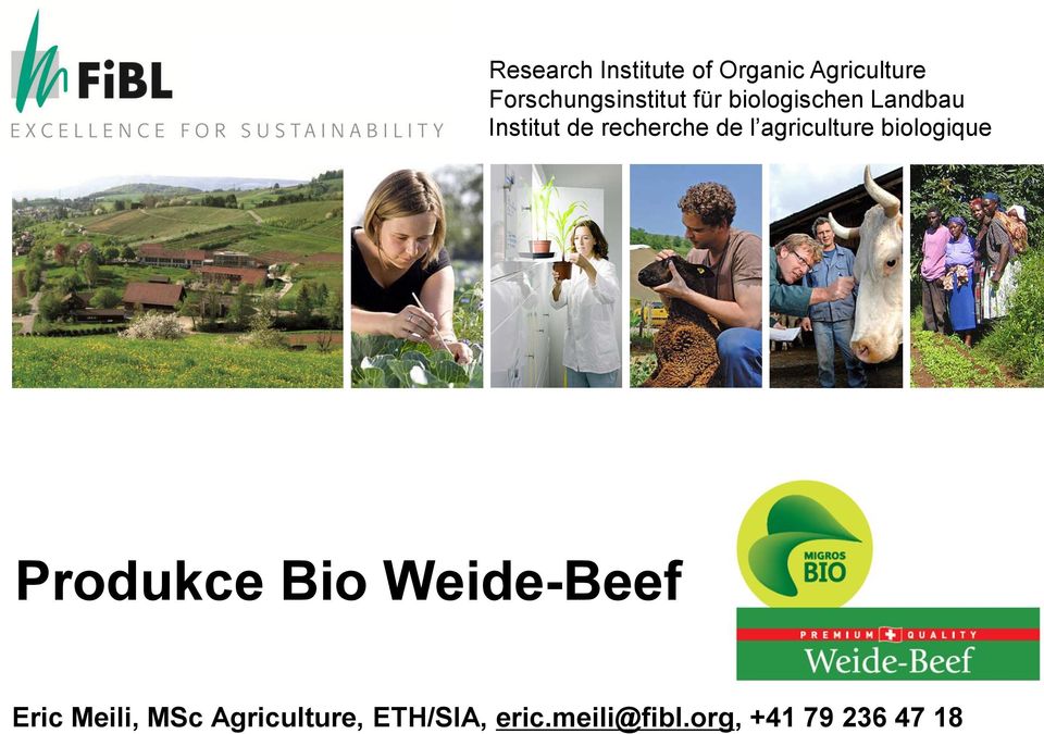 recherche de l agriculture biologique Produkce Bio