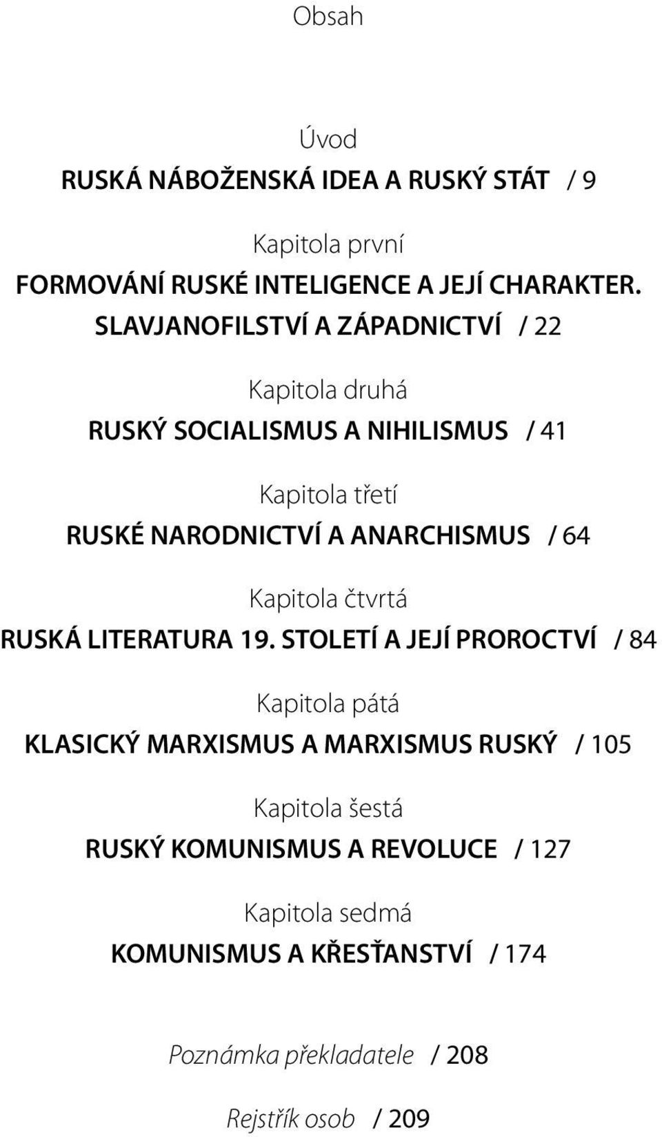 ANARCHISMUS / 64 Kapitola čtvrtá RUSKÁ LITERATURA 19.