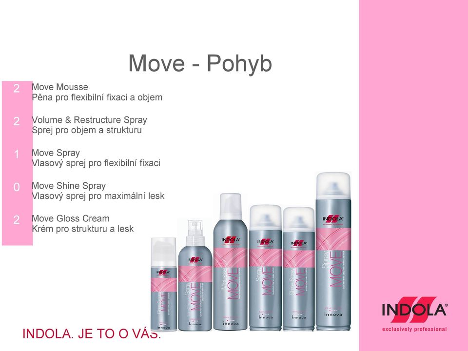 sprej pro flexibilní fixaci Move Shine Spray Vlasový sprej pro