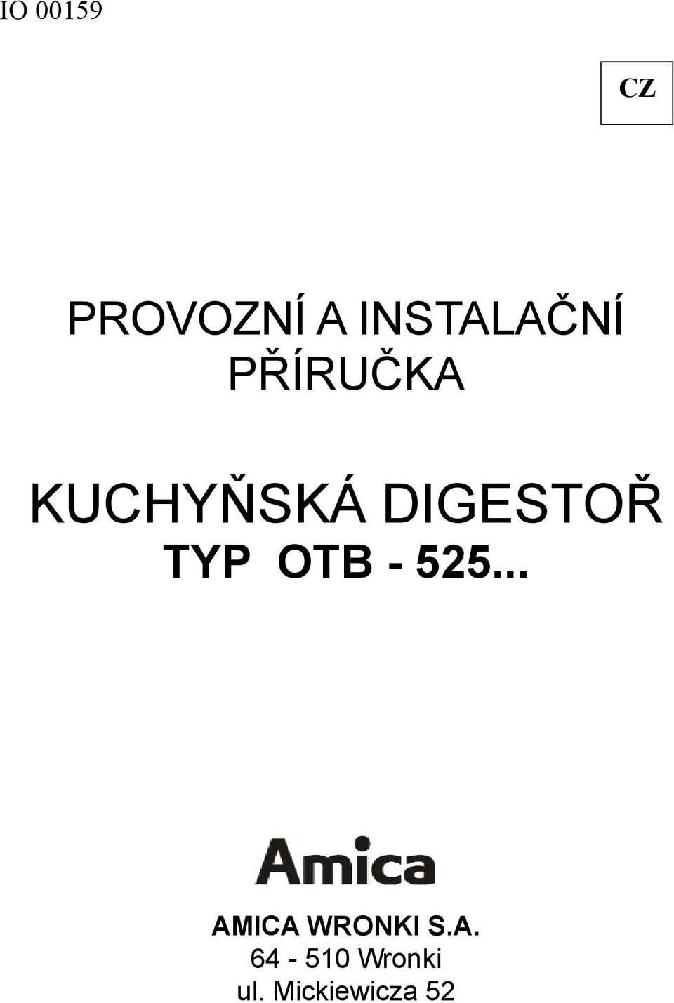 DIGESTOŘ TYP OTB - 525.