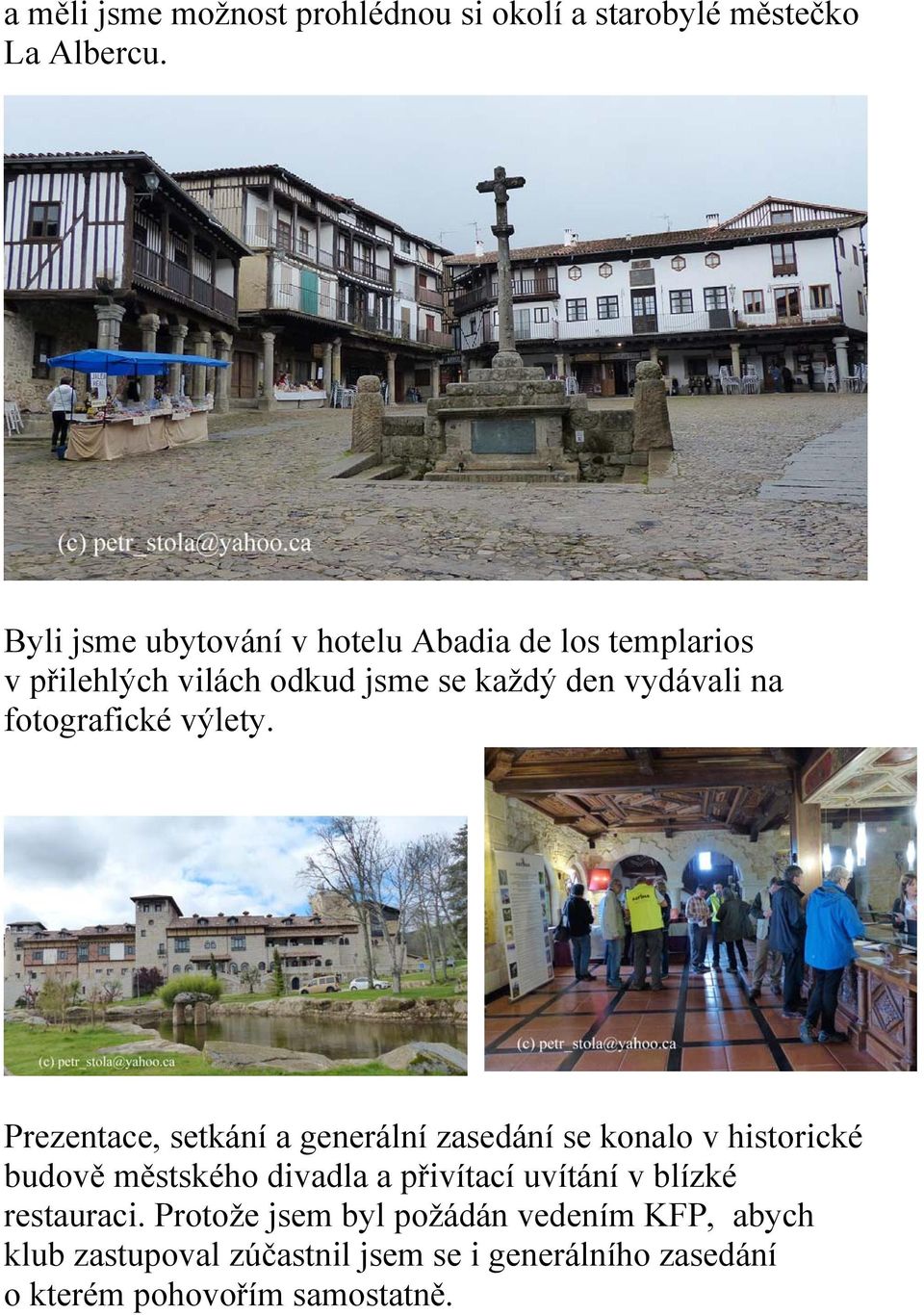 fotografické výlety.