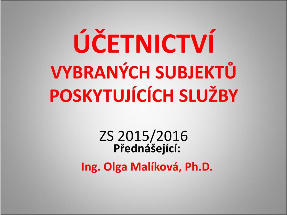 SLUŽBY ZS 2015/2016