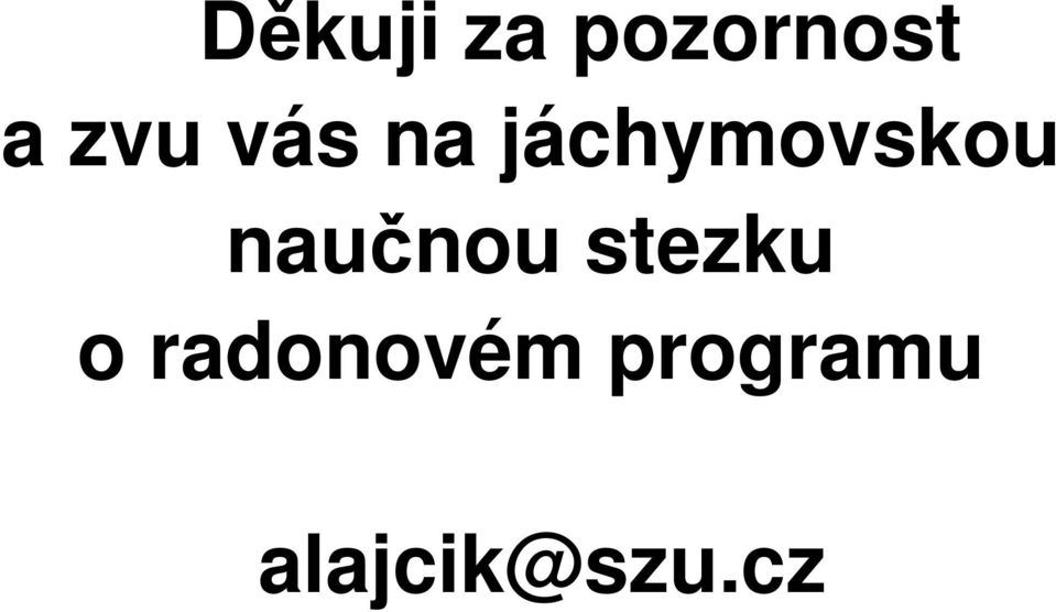 naučnou stezku o