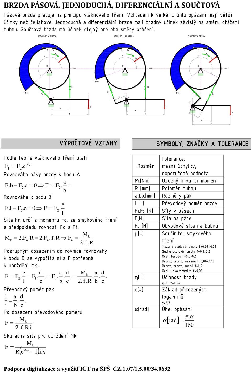 ?? pmin pmin pmin pmx 2 2 pmx 1 1 pmx 1 2 Podle teorie vlánového tření pltí. 1. 2. e ovnováh páy rzdy odu. 2. 0 2. ovnováh odu B e. l 2. e 0 2.