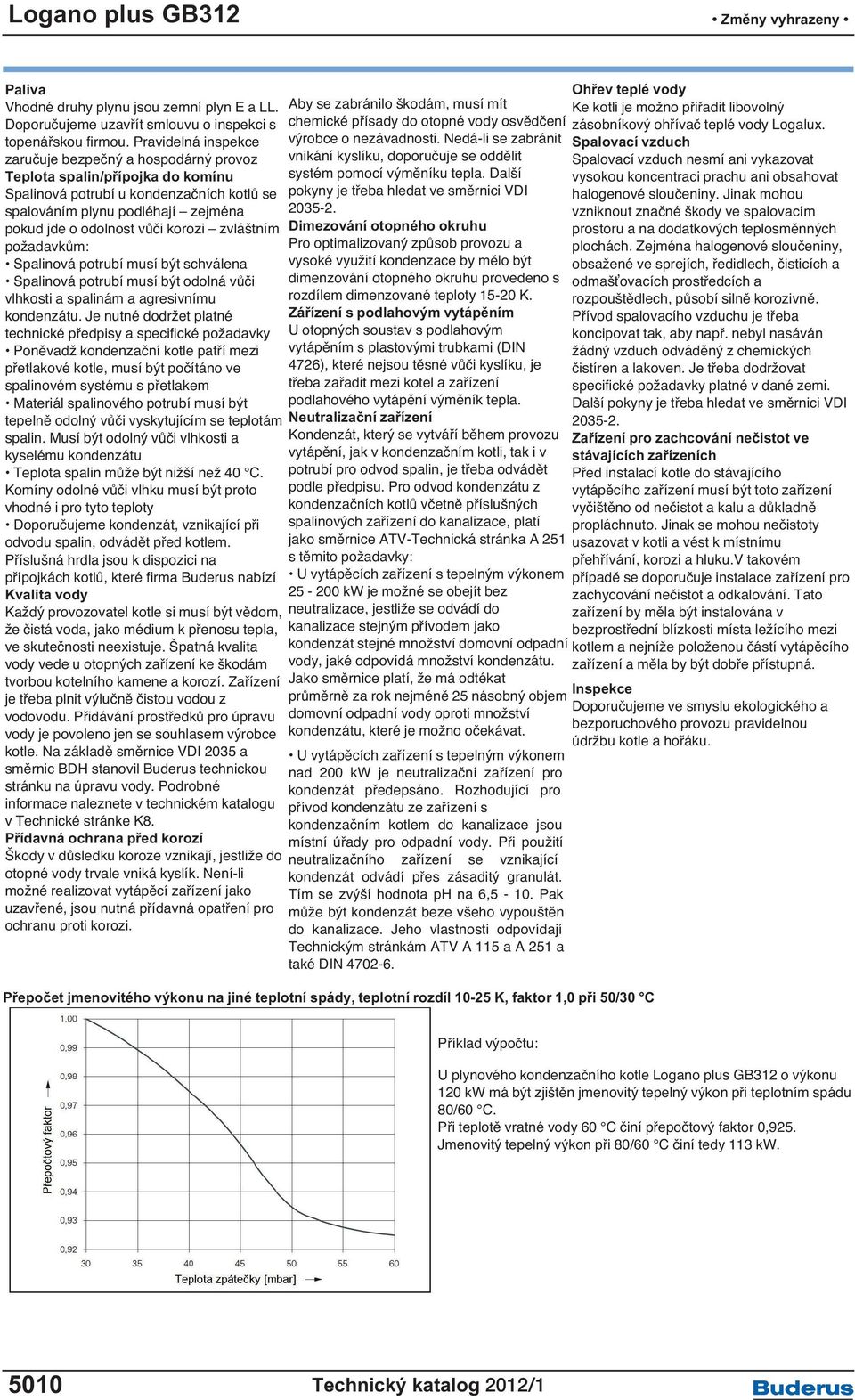 korozi zvláštním požadavkům: Spalinová potrubí musí být schválena Spalinová potrubí musí být odolná vůči vlhkosti a spalinám a agresivnímu kondenzátu.