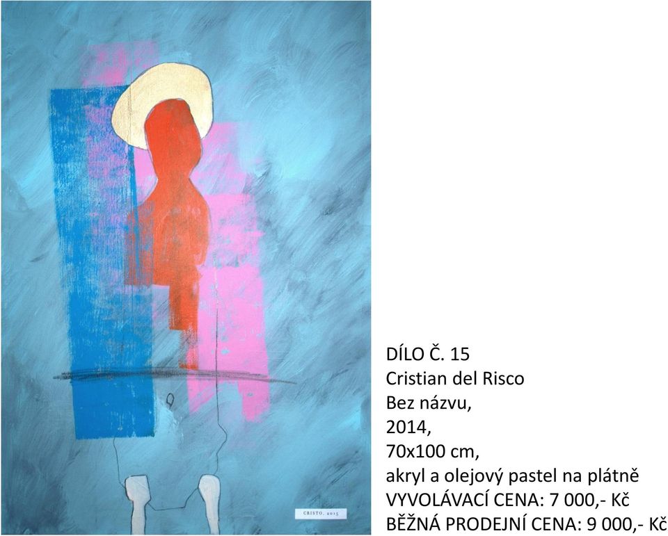 2014, 70x100 cm, akryl a olejový
