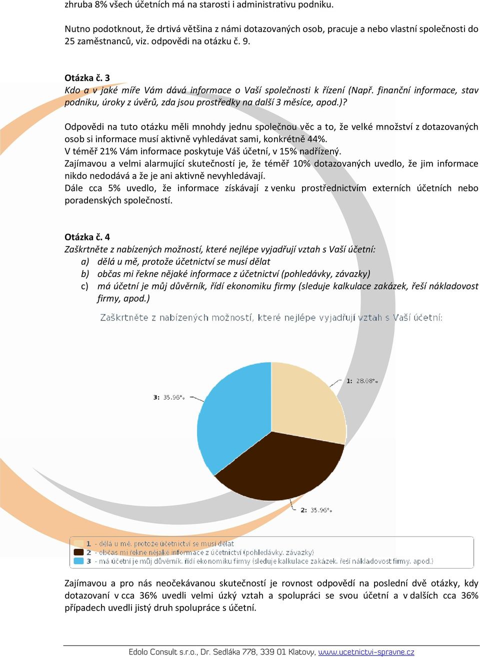 finanční informace, stav podniku, úroky z úvěrů, zda jsou prostředky na další 3 měsíce, apod.)?