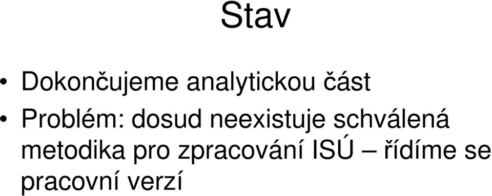 schválená metodika pro