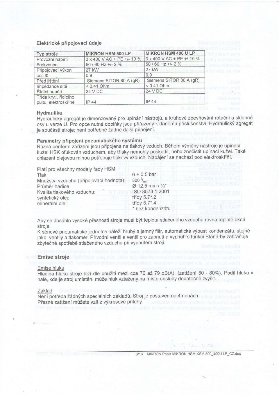 elektroskiina tp 44 tp 44 Hydraulika Hydraulick! agregei je dimenzovanf pro upin6nl nestroji, a kruhov6 zpevnoveni rota6nia sklopne osy u verze u.