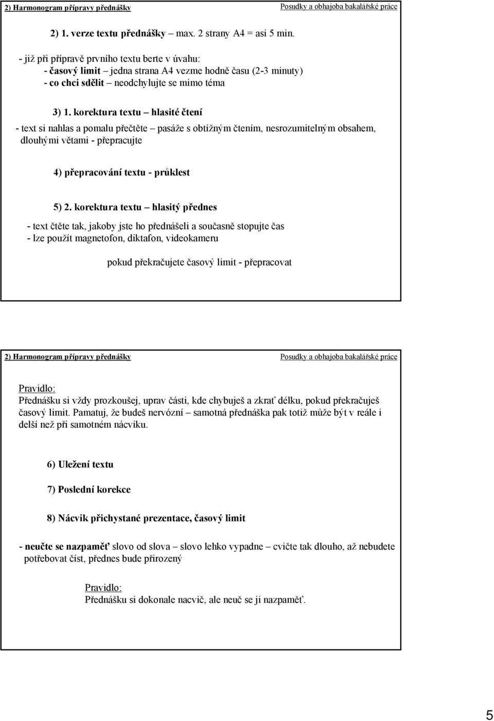 korektura textu hlasité čtení - text si nahlas a pomalu přečtěte pasáže s obtížným čtením, nesrozumitelným obsahem, dlouhými větami - přepracujte 4) přepracování textu - průklest 5) 2.