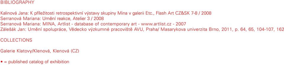 database of contemporary art - www.artlist.