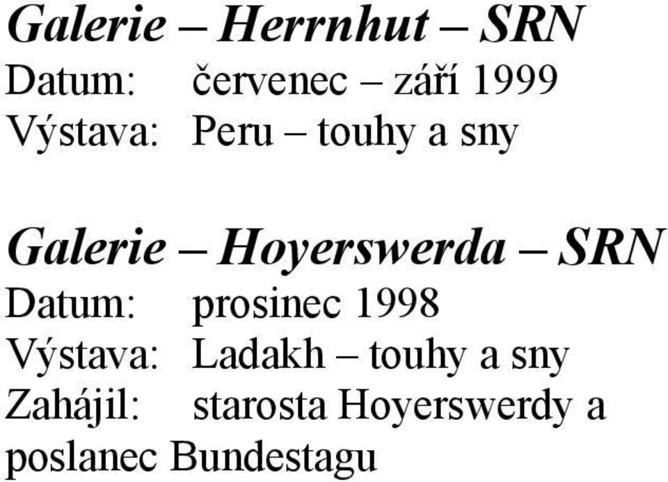 Hoyerswerda SRN Datum: prosinec