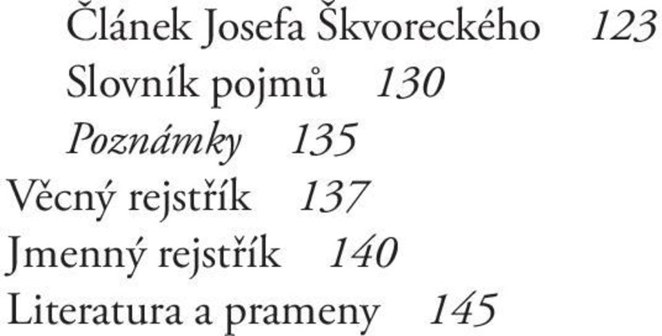 Věcný rejstřík 137 Jmenný