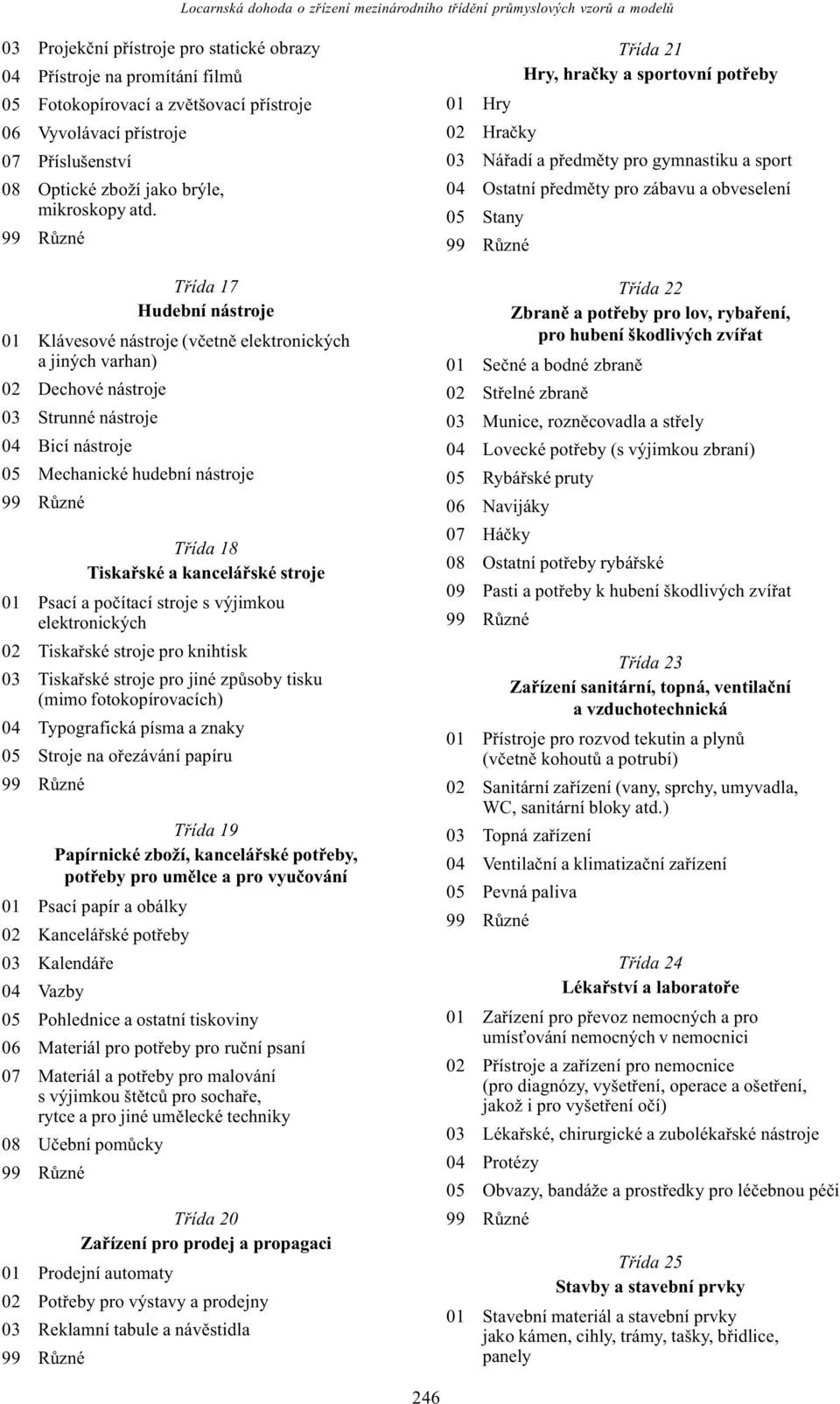 a kanceláøské stroje 01 Psací a poèítací stroje s výjimkou elektronických 02 Tiskaøské stroje pro knihtisk 03 Tiskaøské stroje pro jiné zpùsoby tisku (mimo fotokopírovacích) 04 Typografická písma a